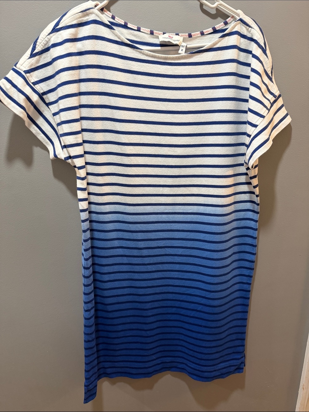 Vineyard Vines Striped Tee Shirt Dress